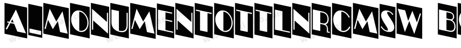 a_MonumentoTtlNrCmSw Bold字体转换